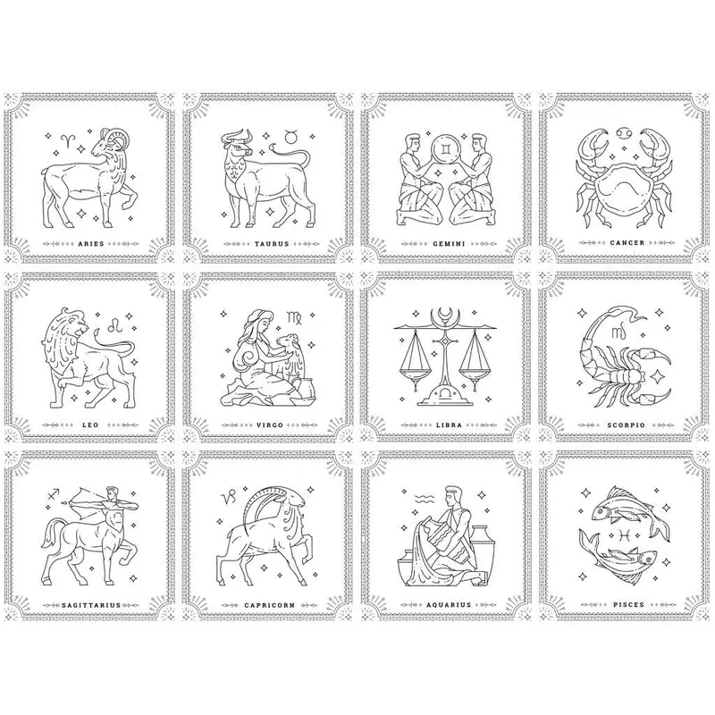 Underglaze Transfer - Zodiac 2