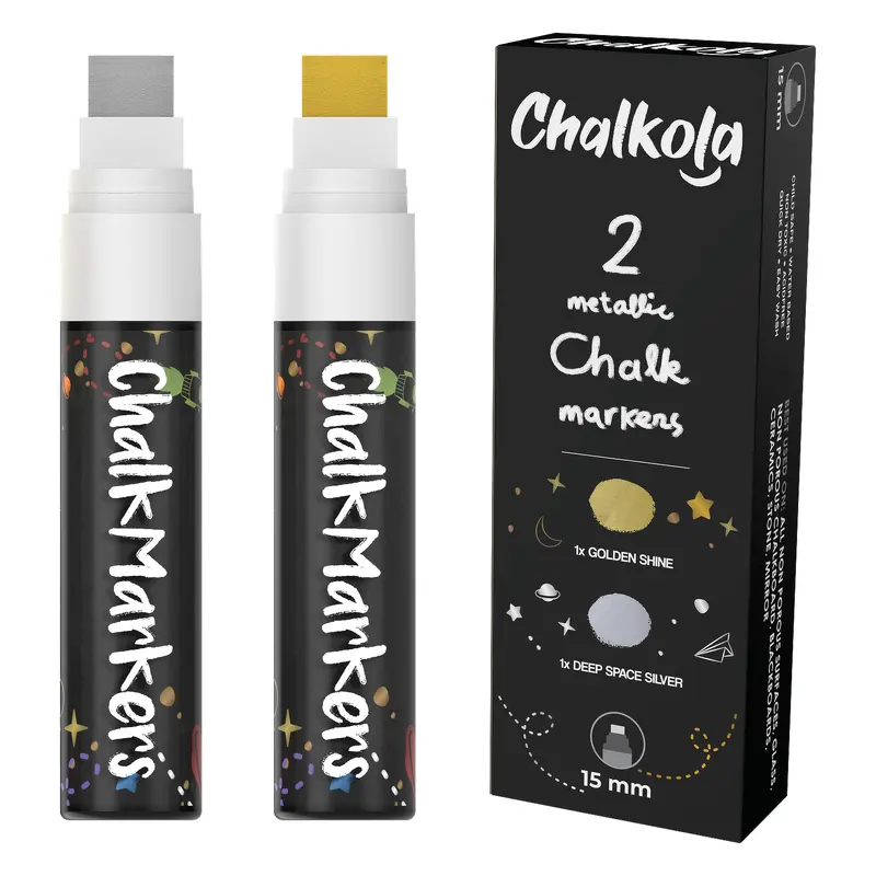 Window Chalk Markers | Pack of 2-15mm Jumbo Nib