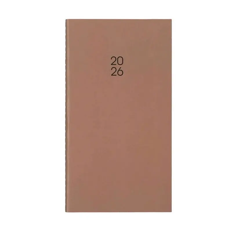 2026 Planner  Mini Mocha Mousse 1 Week/2 Pages
