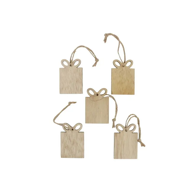 Set of 5 Ornaments to Decorate - Gift