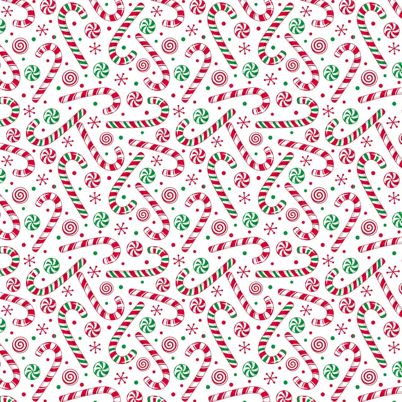 Underglaze Transfer -  Candy Cane