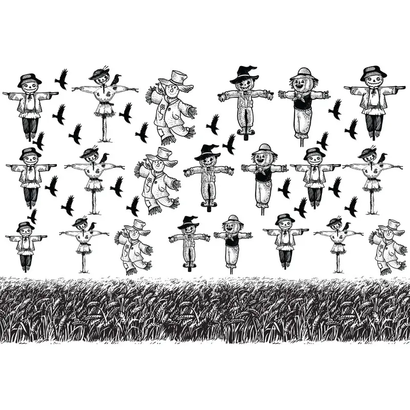 Underglaze Transfer -  Scarecrow