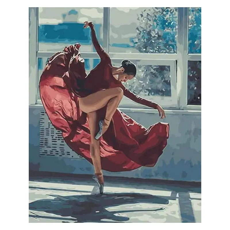 A Ballerina In Red