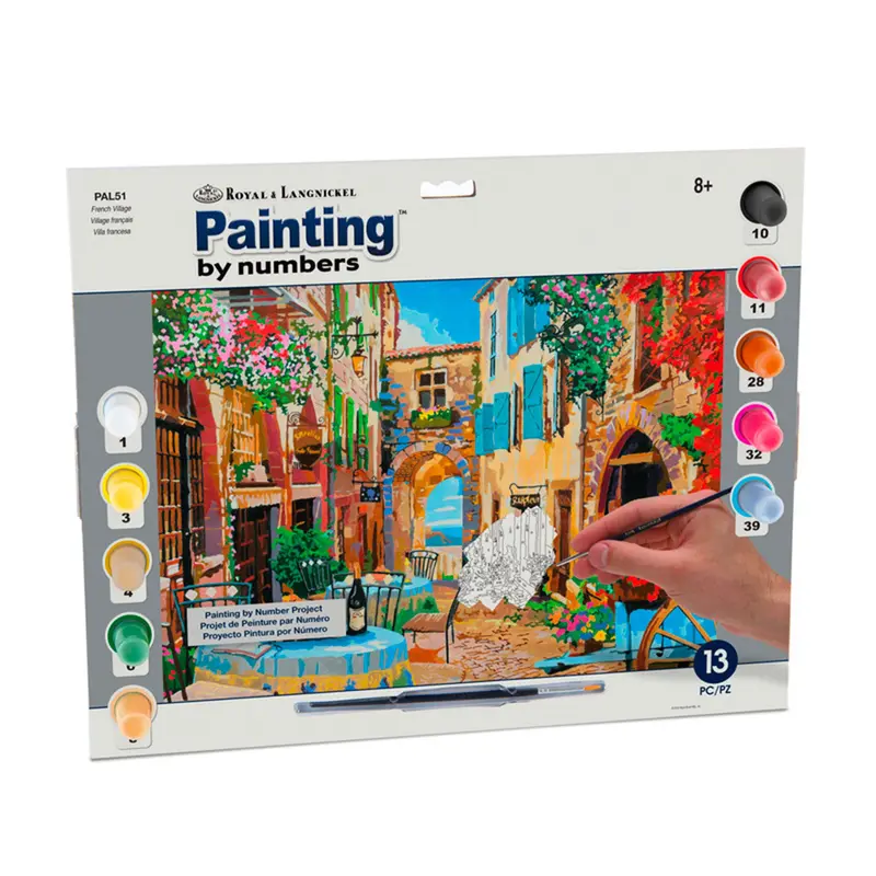 Painting by Numbers - French Village, Large
