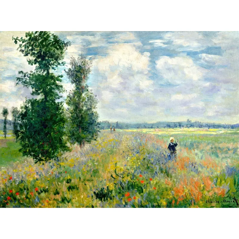 Painting Of A Clear Plain In The Sun