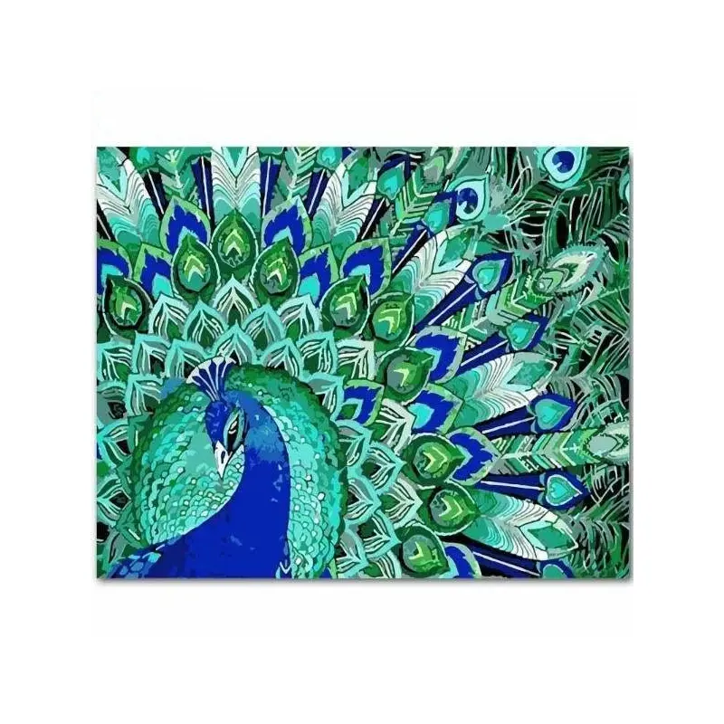 Painting Of A Peacock