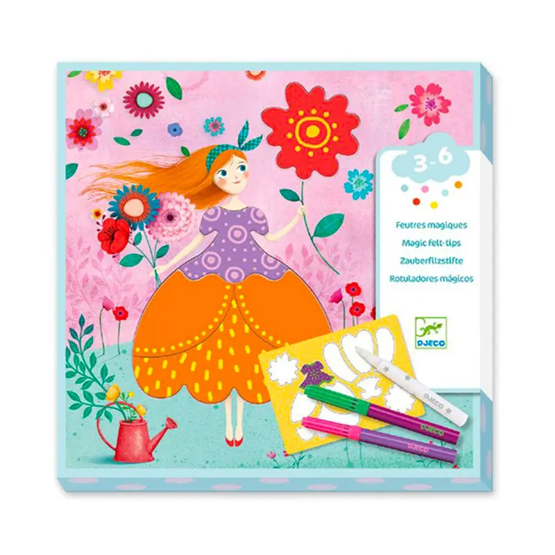 Set of Magic Markers  Mary's Pretty Dresses