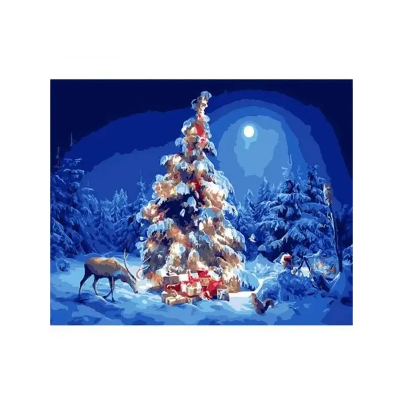 Christmas Trees With Deer