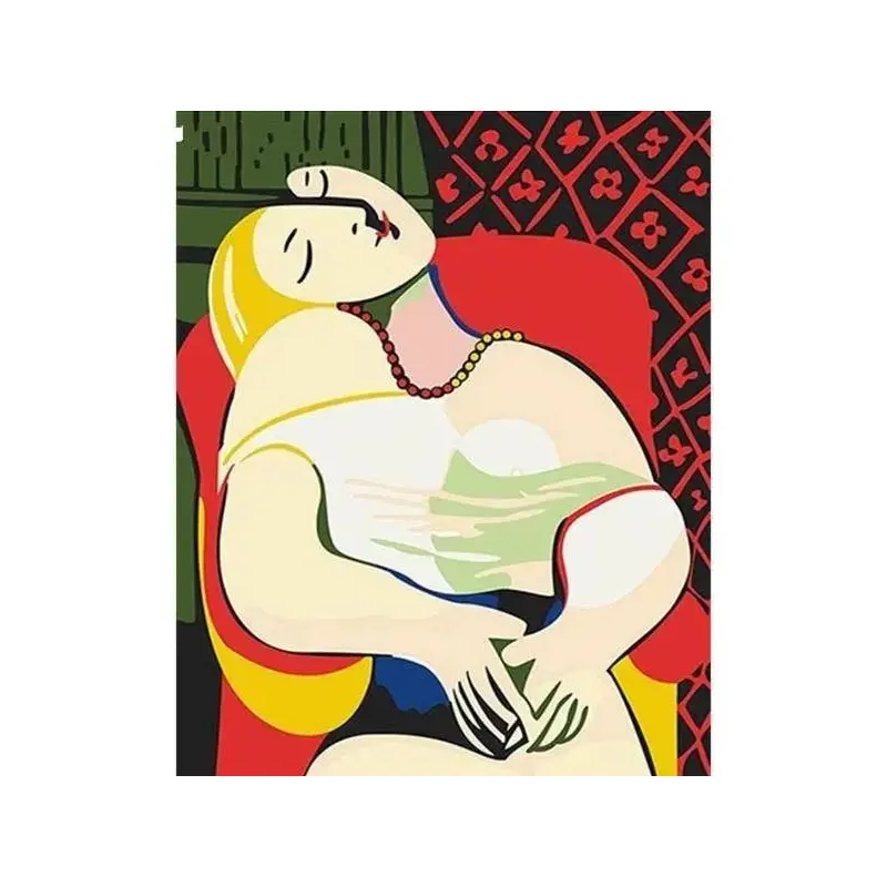 Contemporary Artistic Painting Of A Woman