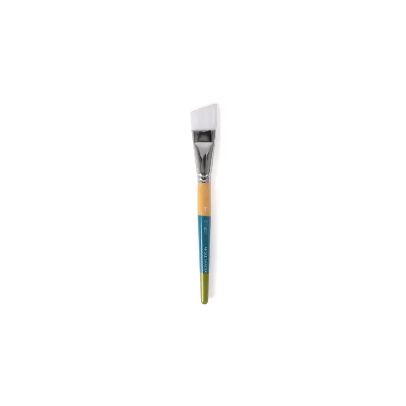 Snap! Paintbrush  Bright, White Synthetic, Long Handle