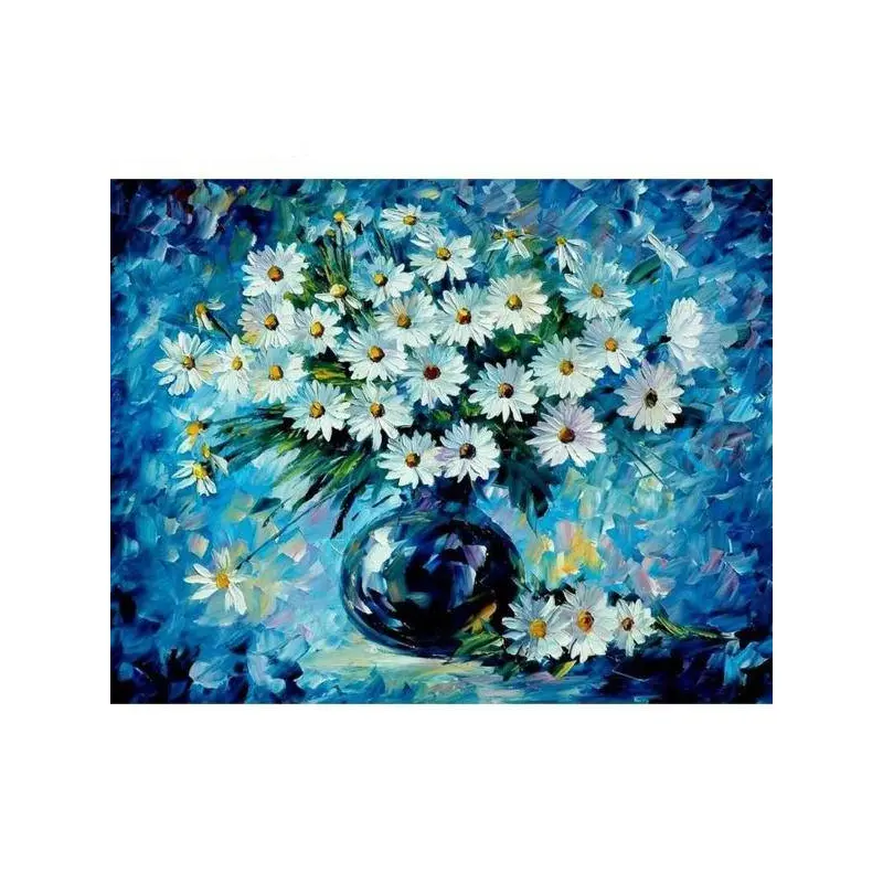 Blue Flower Paint
