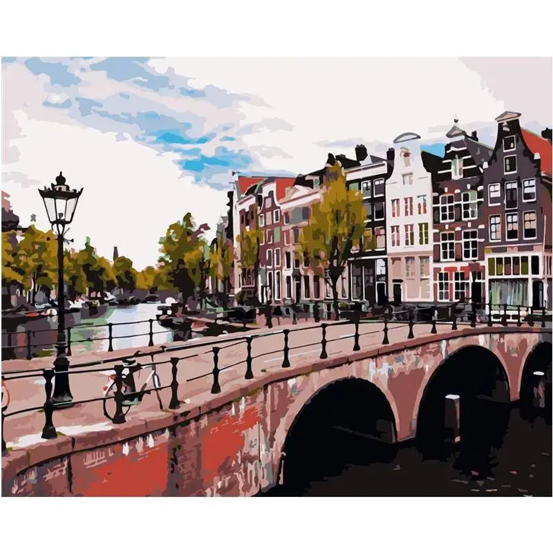 High Quality Painting Of A Bridge