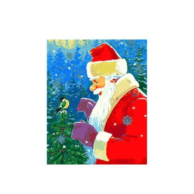 Santa Claus With A Bird