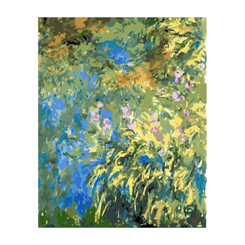 Abstract Green Scenery