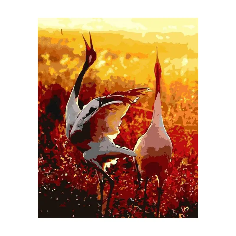 Bird Dancing in Red Heaven