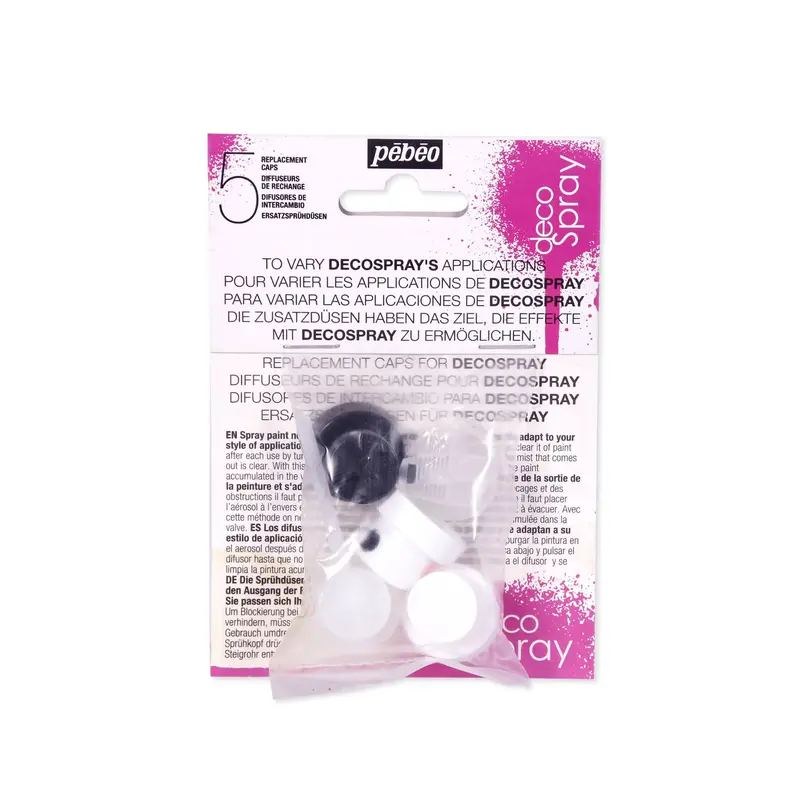 DecoSpray Replacement Caps  Bag of 5