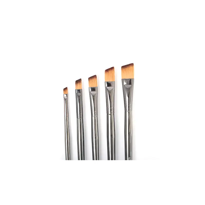 Long handle angular paintbrush