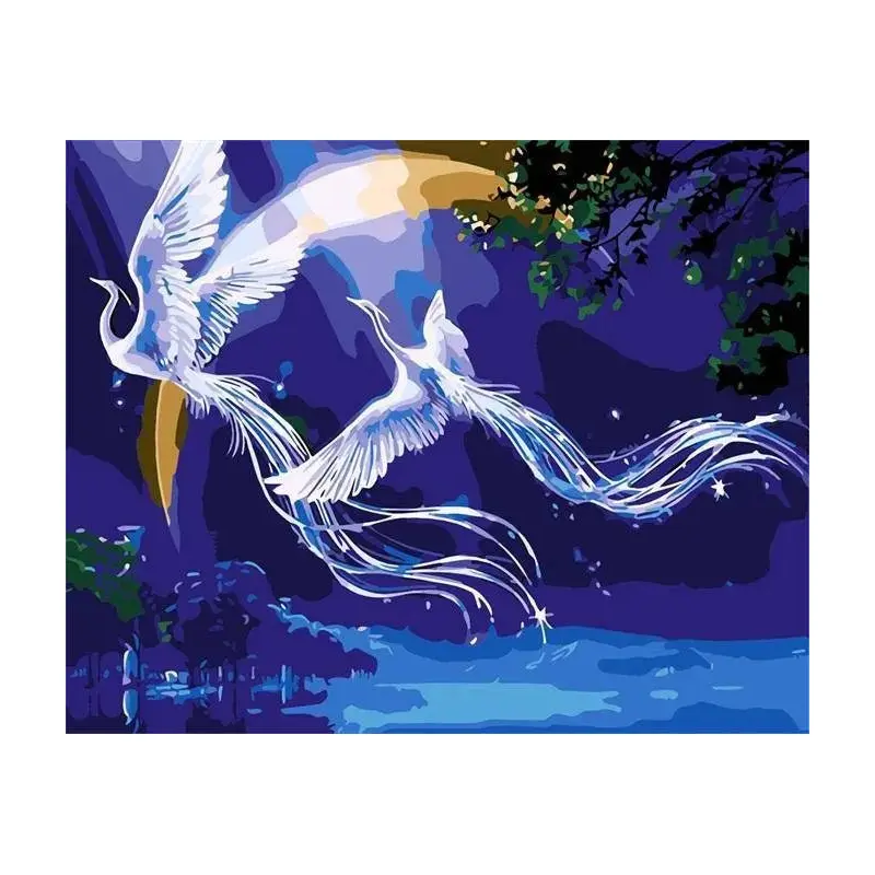 Purple Heaven and Majestic Birds