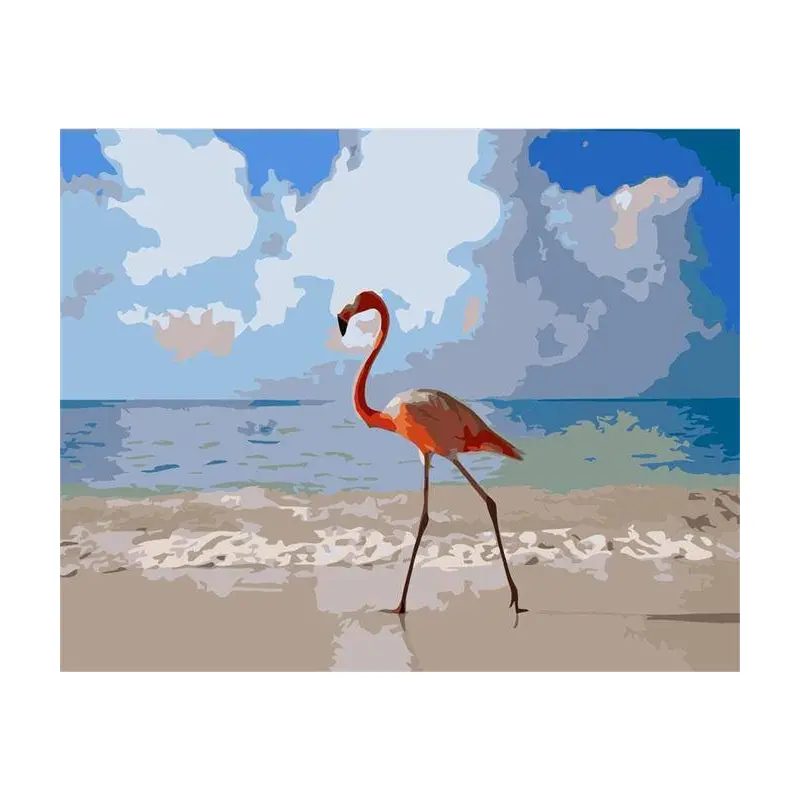 Walking Flamingo Bird