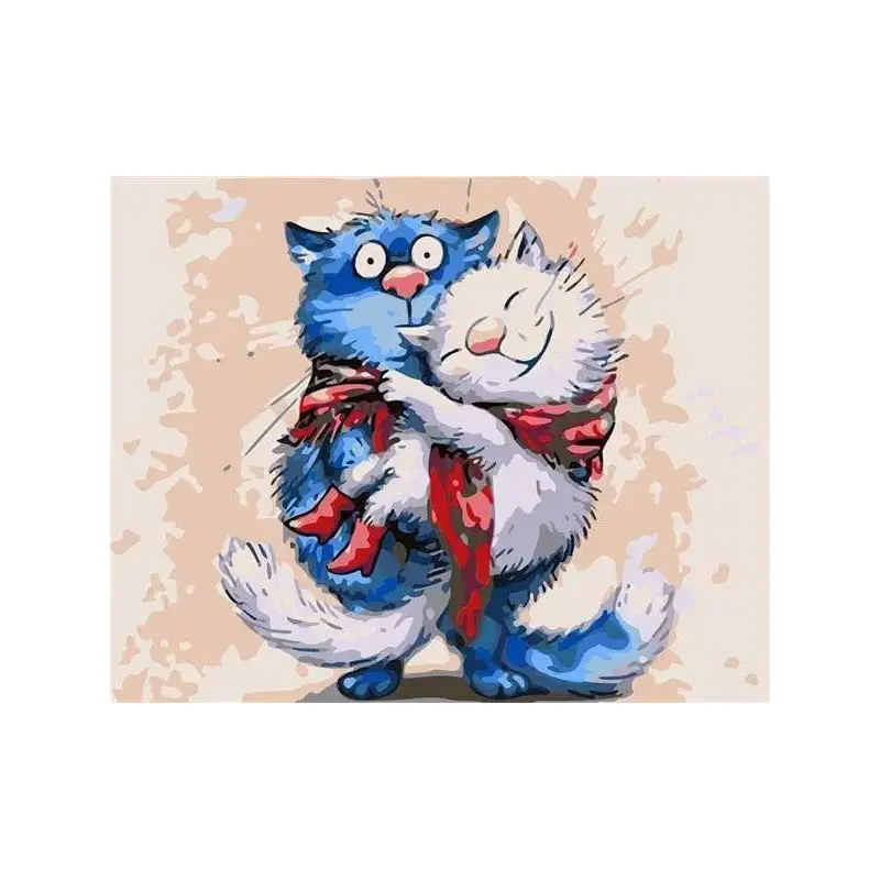 A Black and Blue Cat