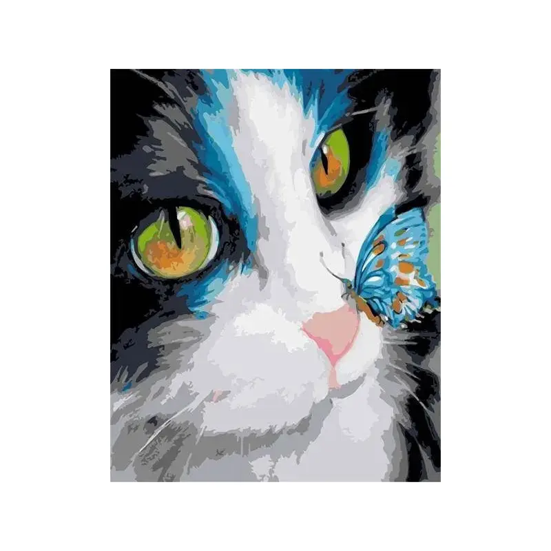 Butterfly in Cats Nose