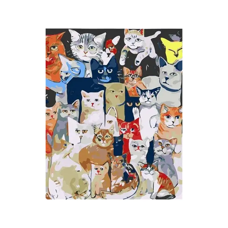 Different Coloured Cat