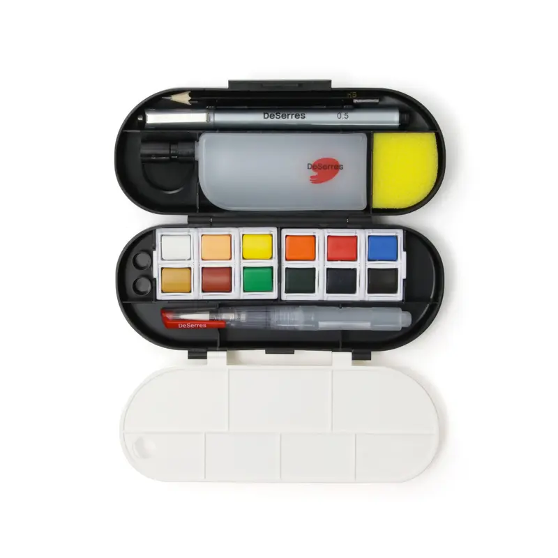Watercolour Travel Kit - 17 Pieces
