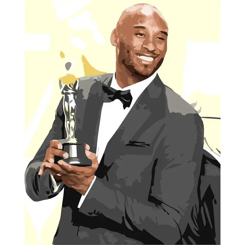Kobe With Trophy