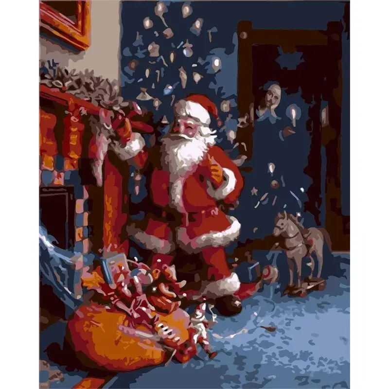 Santa in a Home