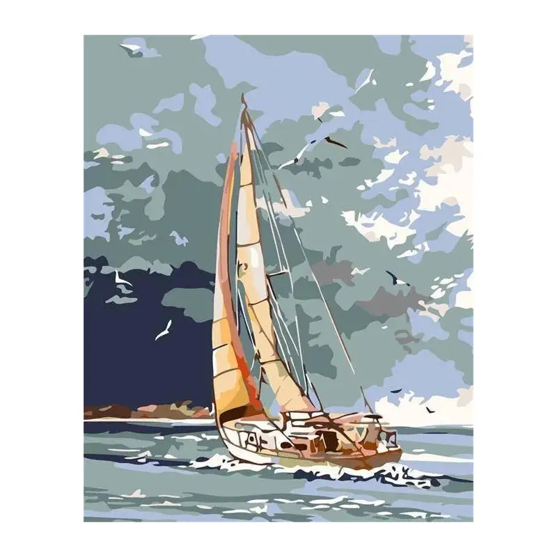 Boat Sails In Shores