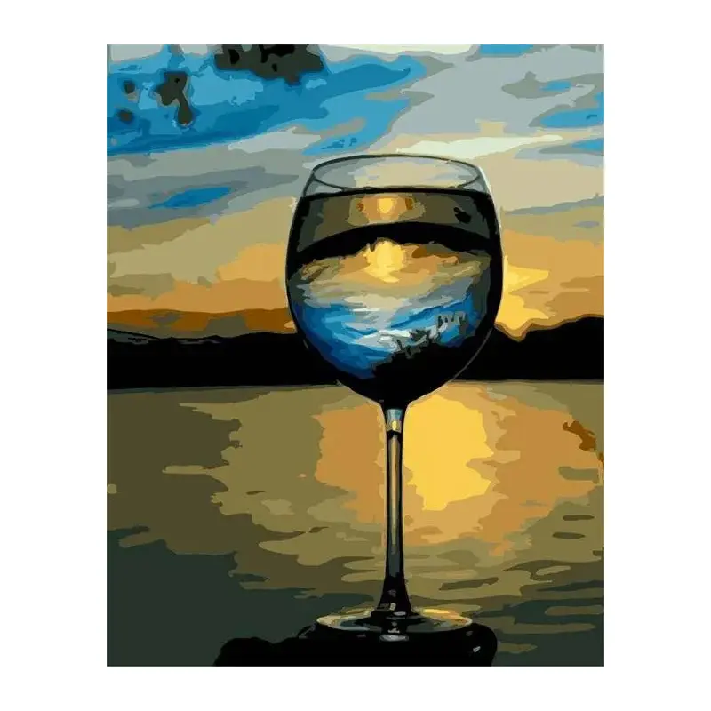 Evening With a Glass of Water