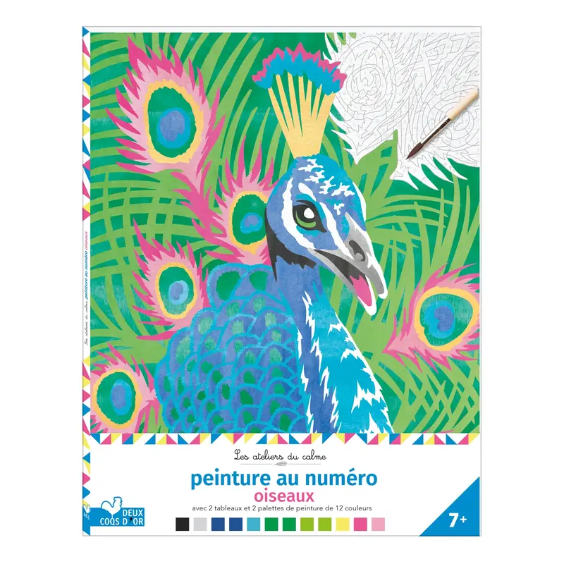 Peinture au numro oiseaux - French Ed.