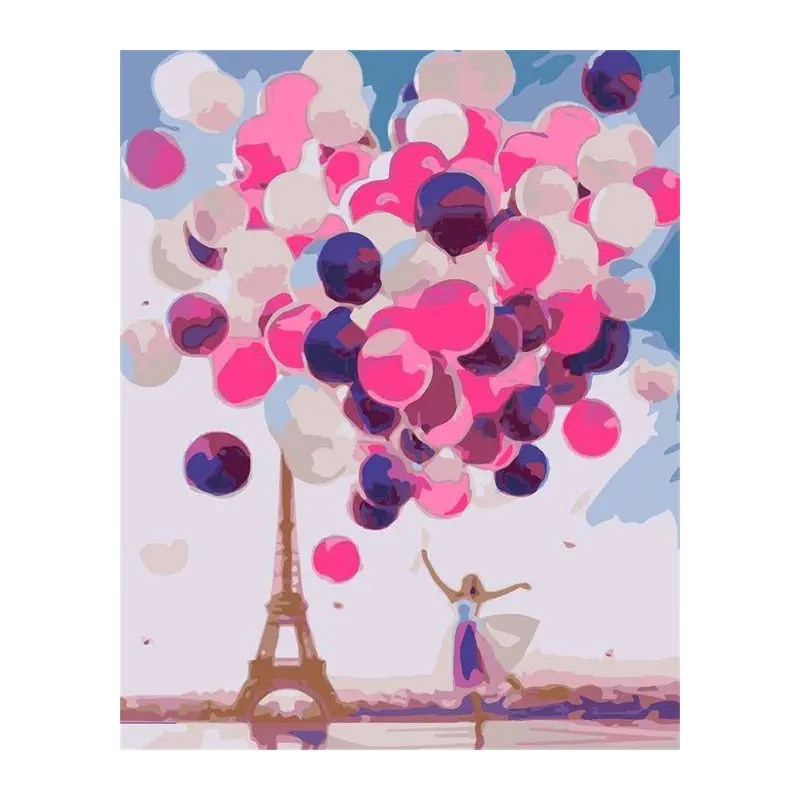 Balloons and Eiffel Tower