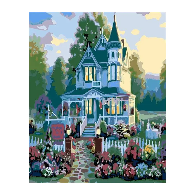 Beautiful Garden and House