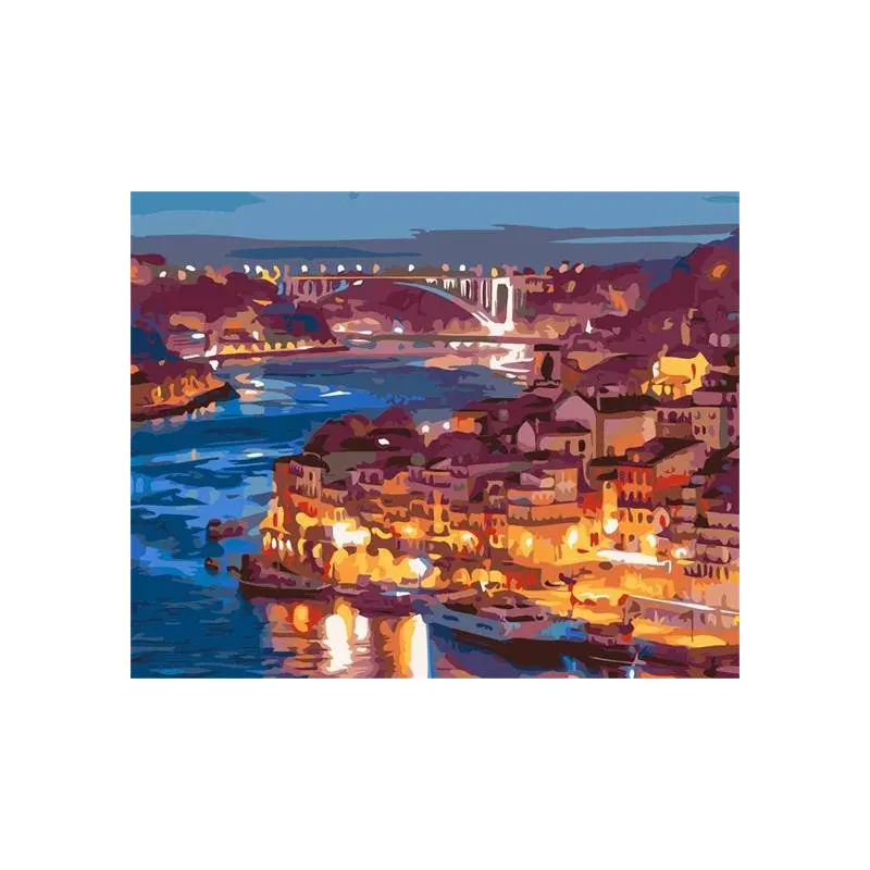 Dazzling Evening City