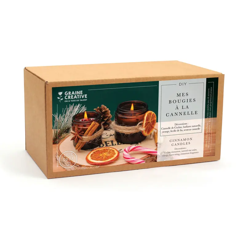 DIY Cinnamon Candle Kit