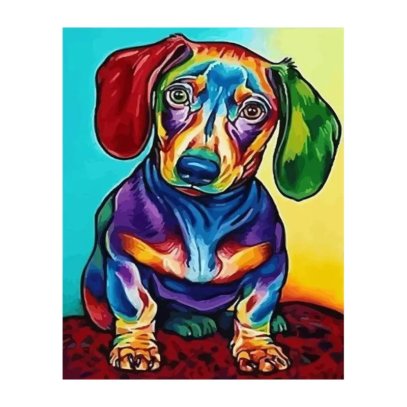 Dog Color Red and Green Ears