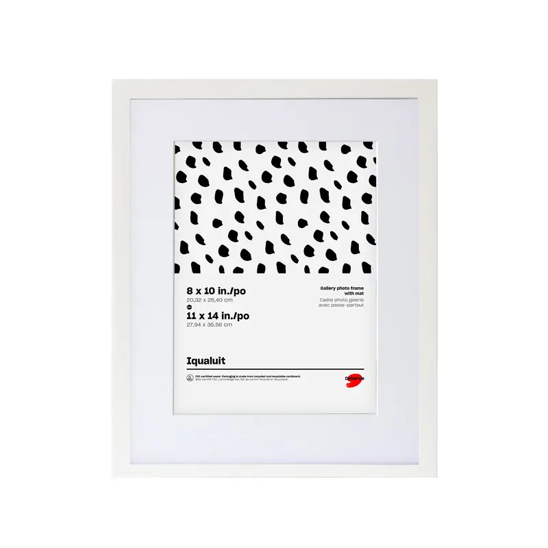 Iqualuit Gallery Photo Frame - White