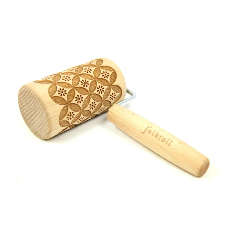 Mini Engraved Rolling Pin - Chinese Pattern