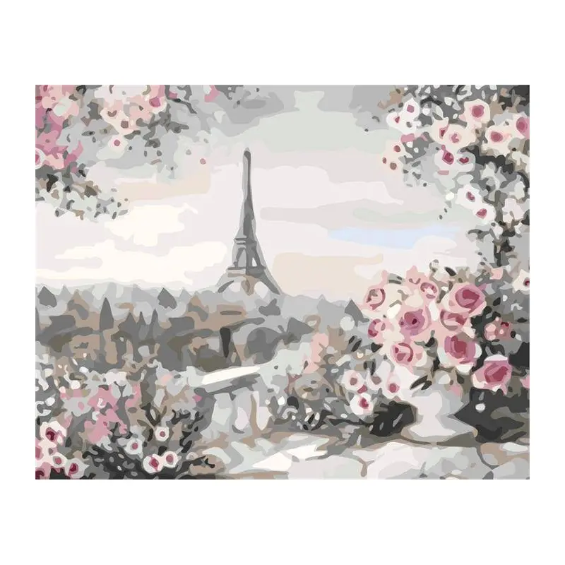 Roses and Eiffel Tower