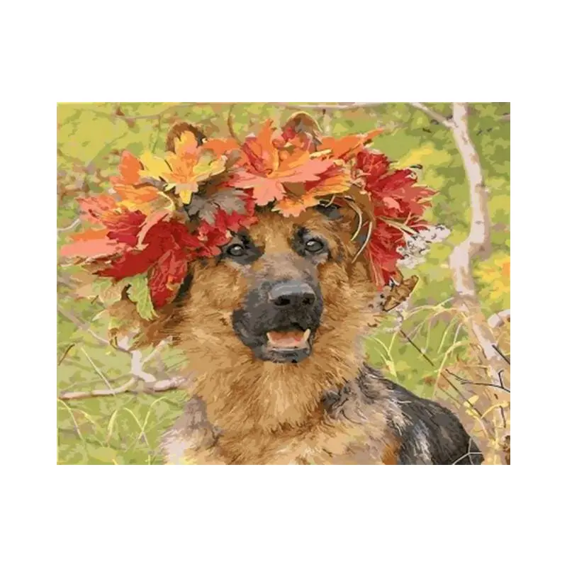 Dog In Autumn