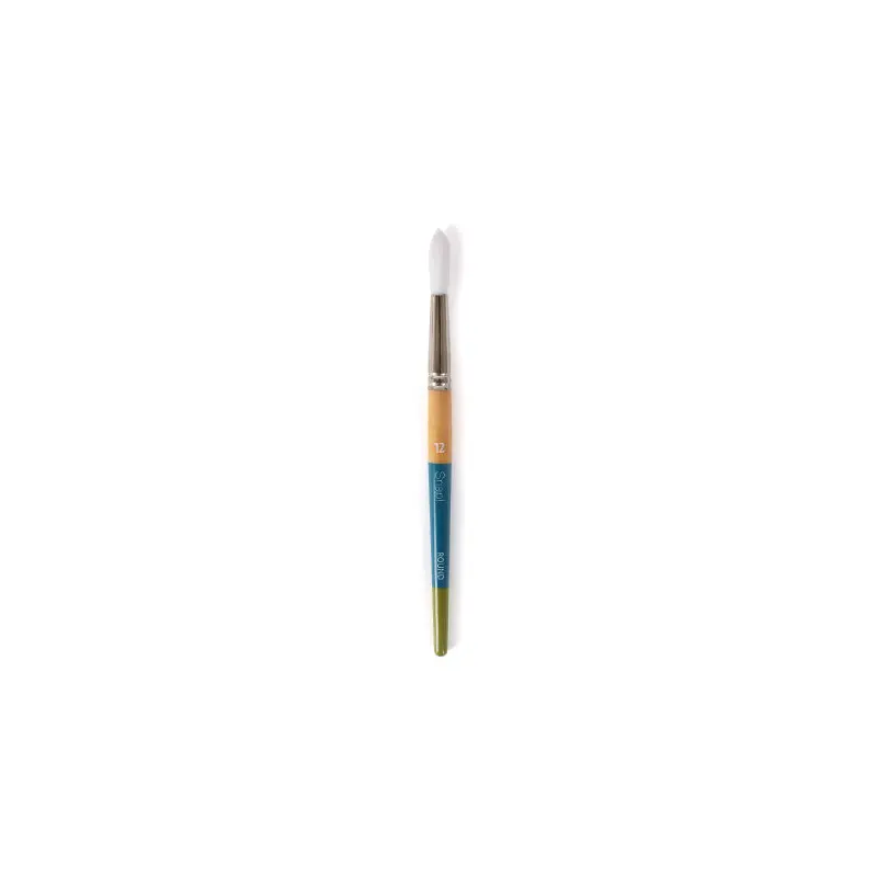 Snap! Paintbrush  Round, White Synthetic
