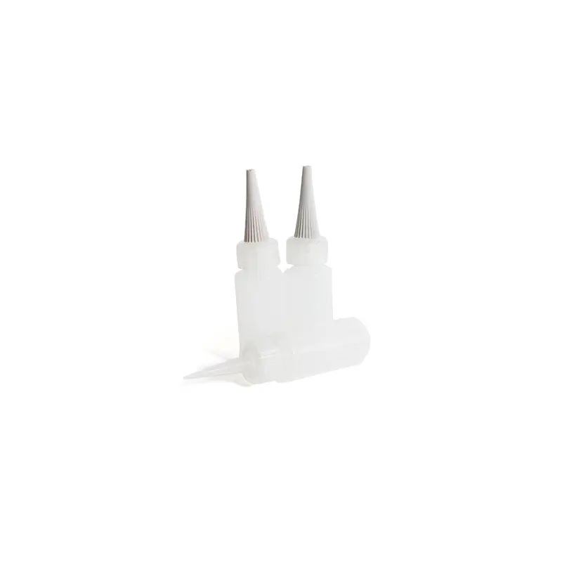 3 small niddle tip bottles