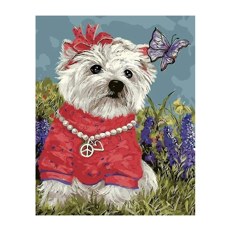Little Dog and Butterfly