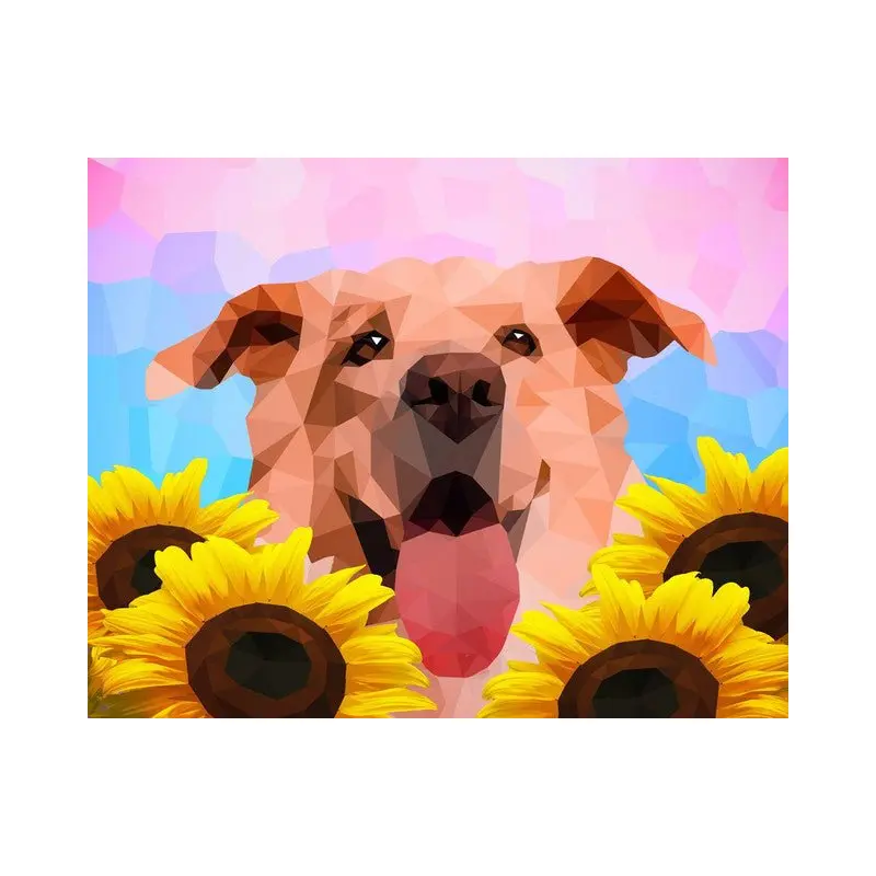 Polygon Art Dog