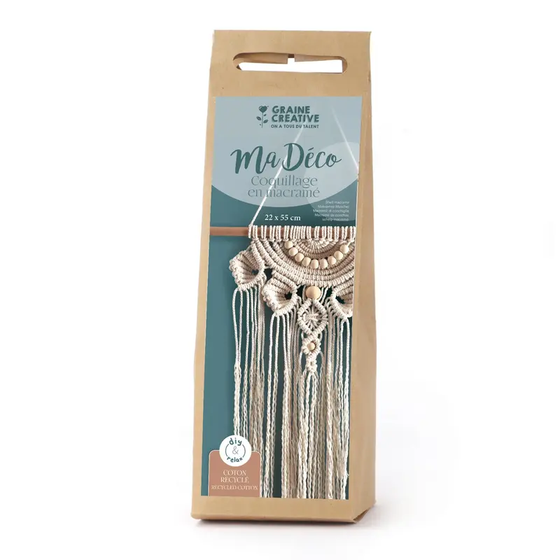 Unbleached Seashell Macram Kit