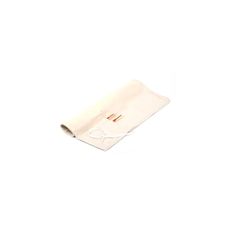 Canvas roll-up brush sleeve