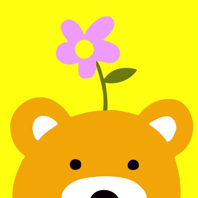 Children Painting kit Bear and Flower