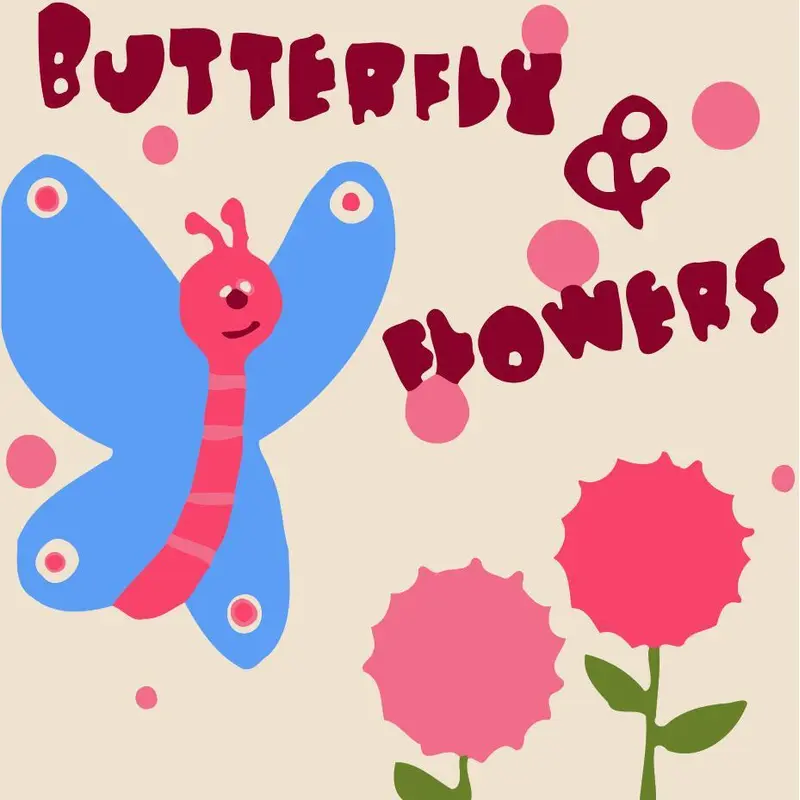 Children Painting kit Butterfly and flowers
