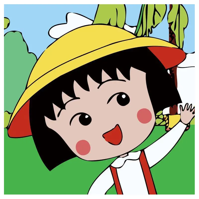 Children Painting kit Little girl with hat